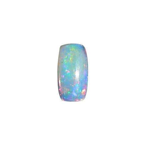 Opale de feu cabochon en vrac 7,5x14 mm pierre précieuse opale blanche éthiopienne naturelle