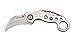 TAC Force Tactical Assisted Folding Pocket Knife 5" Closed Silver Handle (Silver)