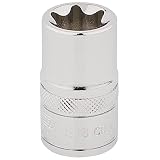 Draper 34340 TX-Star - Chiave a bussola E18 con attacco quadro da 1/2"