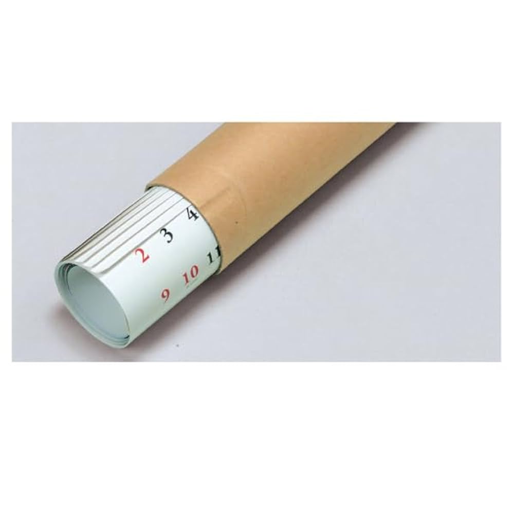 Amazon | 【10本】クラフト丸筒 内寸直径4.7×長さ45cm