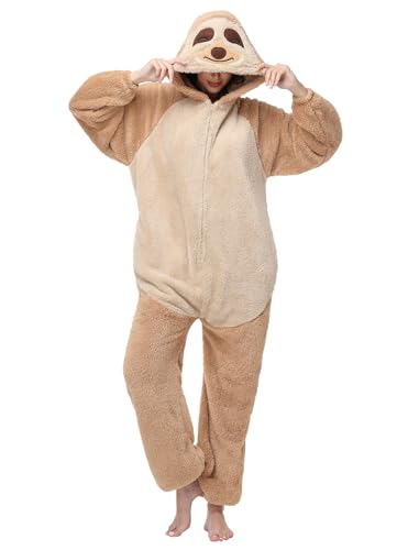 LATH.PIN Combinaison Pyjama Kigurumi Adulte Unisexe Animal Costume Cosplay Déguisement de Soirée Onesies Pilou Pilou Vêtements de Nuit Sleepwear pour Carnaval Halloween Noel
