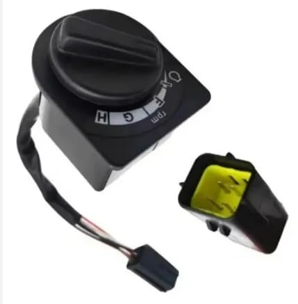 14708418 Throttle Control Rotary Switch Dial Knob EC80D Excavator Replacement Part