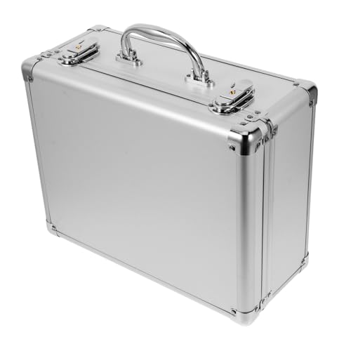 MAGICLULU Aluminum Multi-Functional Tool Carrying Case Handle Hard Briefcase for Men Portable Storage Organizer for Tools Repair Kit and Travel Use