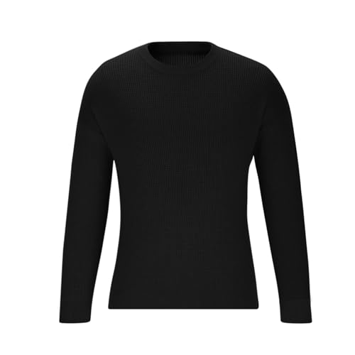 Mens Sweaters Crewneck Knit Sweaters 2025 Fall Winter Knitted Pullovers Jumper Tops Long Sleeve Cozy Basic Solid Tops3