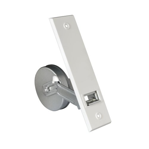jarolift Getriebe-Gurtwickler inkl. Kunststoff-Abdeckplatte, Lochabstand 160mm, für Rollladengurte bis 23 mm Breite, Weiß Cover