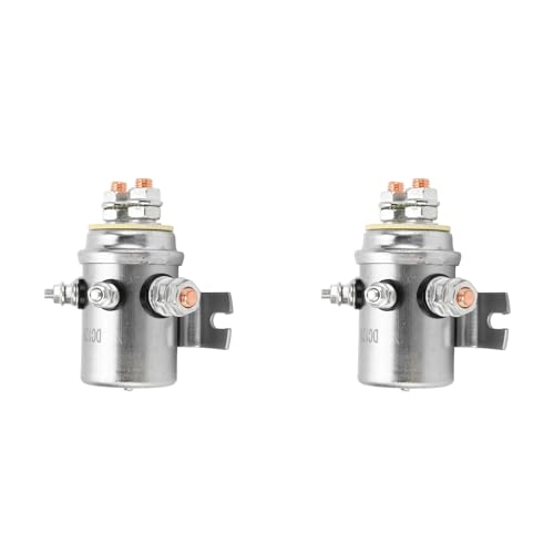 Relais de Treuil électrique 600A, 2 Pièces, DC12V, Accessoire de Relais de Démarreur étanche pour Véhicule Tout-terrain, ATV