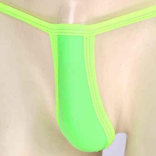renvena Men's Micro Mini Thongs G-String Sexy Low Waist T-Back Bulge Pouch Bikini Underwear Lingerie Panties4