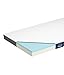 Produktbild Genius Eazzzy Topper Classic 100x200cm Höhe 7 cm H2 H3 - orthopädische Matratzentopper für Matratze & Boxspringbett aus Gelschaum | Matratzenauflage 100x200 für Allergiker + Bezug