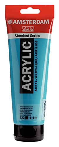 Amsterdam Standard Series Colores Acrílicos Tubo 250 ml Azul Turquesa 522 (17125220)