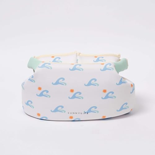 SUNNYLiFE Toddler Puddle Jumper | Floatie Jacket 3-6 | Sammy The Seagull Blue Wave