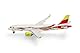 Herpa Modellflugzeug airBaltic Airbus A220-300 50th A220 - YL-ABX Miniatur im Maßstab 1:500, Sammlerstück, Flugzeug Modell ohne Standfuß, Metall