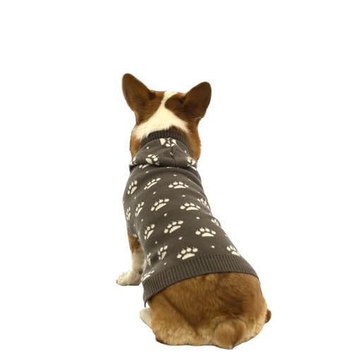 Dog Hooded Sweater for Small Dog Girl or Boy, Dog Tracks, Suitable for The Weight 10-25LB (Medium) Dog Hooded Sweater for Small Dog Girl or Boy, Dog Tracks, Suitable for The Weight 10-25LB (Medium)