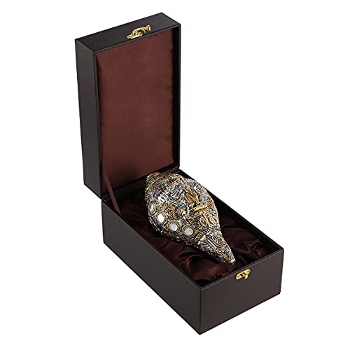 Image of Momentz Divine Shank for Pooja for Divine Experience of Workship, Luxury Item with Antique Look /Diwali Gift Product