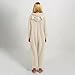 Pajamas Sherpa Lined onesie Solid Color Zip Up Long Sleeve Hooded with Goggles Fashion Thermal Casual Fall Winter