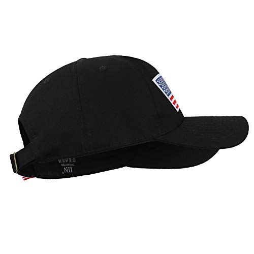 Image of IIN American Flag Baseball Cap for Men Women Low Profile USA Army Tactical Operator Military Plain Dad Hat