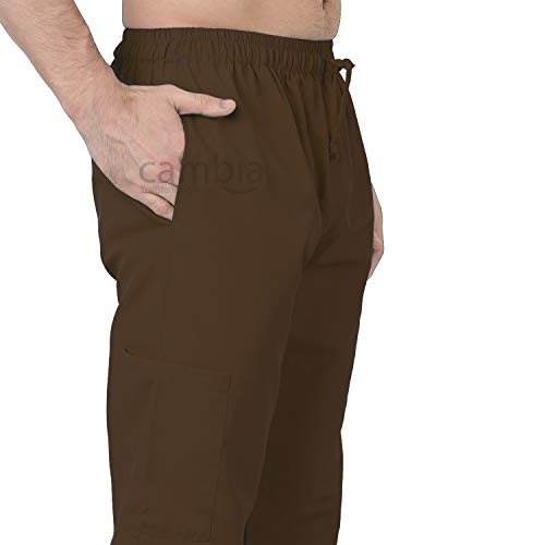 Image of Cambia Scrub Suits for Doctors Men /OT Dress Unisex (M, Brown)
