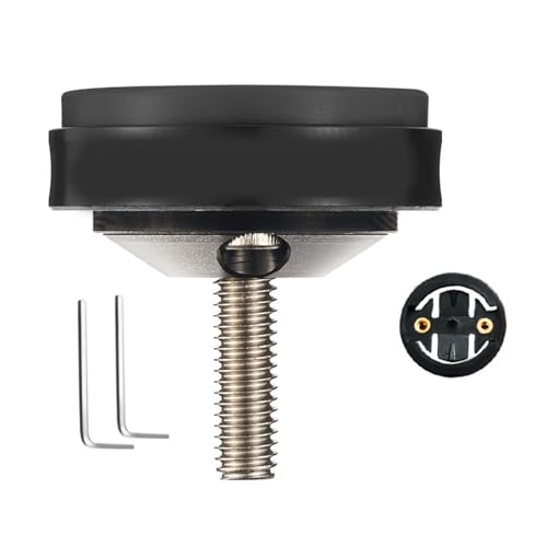 KAIXINXIN Front Bikes Computer Mount Adjusted Mount for Cycling Computer Extended Mount Mountain Bikes Extension Rack, Black