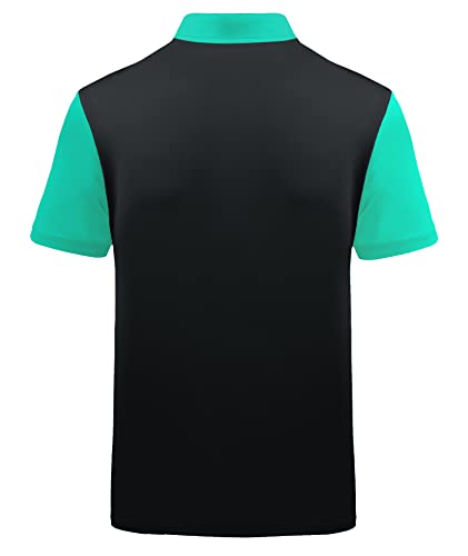  ZITY Men's Short Sleeve Golf Shirt for Summer Moisture Wicking Performance Global Recycled Standard
| ZITY Mens Golf Po