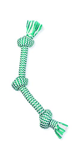 Mammoth Flossy Chews Extra Fresh Rope Tug – Premium Cotton-Poly Yarn with Floss Tug Toy for Dogs – Interactive Dog Rope Toy – Tug Dog Chew Toy for Small Dogs – Small, 15” Mammoth Flossy Chews Extra Fresh Rope Tug – Premium Cotton-Poly Yarn with Floss Tug Toy for Dogs – Interactive Dog Rope Toy – Tug Dog Chew Toy for Small Dogs – Small, 15”