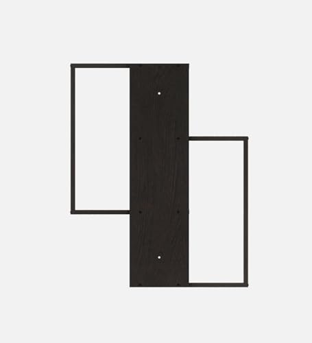 Image of ALEN Multipurpose Modular Wall Racks /Shelves /Organiser /Decor Particle Board Wall Shelf (Number of Shelves - 4, Brown)