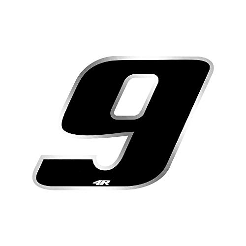 Image of Quattroerre Racing Number 9 Anodized Medium, Black