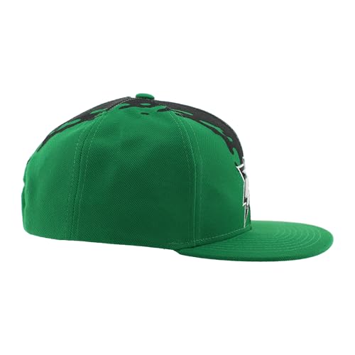 Image of ZHATS NHL Unisex-Adult NHL Officially Licensed Adjustable Snapback Hat Flat Bill Z11 Retro Paintbrush
