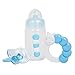 JC Toys JC Toys 3-Piece Blue Accessory Gift Set includes Bottle, Pacifier, and Rattle Fits Most Dolls - Ages 2+ - Designed by Berenguer Boutique Baby Doll, Blue