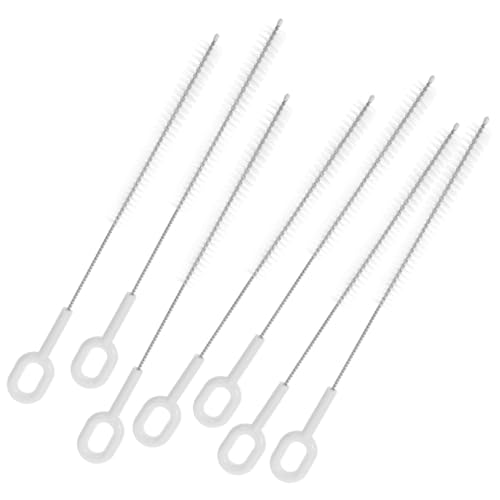 IWOWHERO 10pcs Bottle Straw Brush Water Bottles Milk Bottle Brush Long Straw Cleaning Brush Bottle Brush Cleaner Tumbler Cleaner Pipe Cleaners Bottle Cleaning Brush Stainless Steel