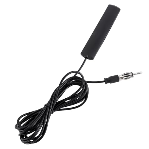 Antenna autoradio 12 V FM Car Radio Antenna Radio Patch Parabrezza Pasta Antenna Universale con Multiway (cavo da 3 m)