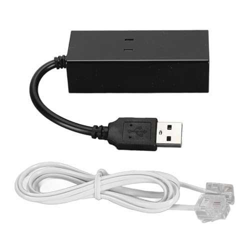 Modem fax externe USB 56K V.92 pour PC portable et ordinateur de bureau