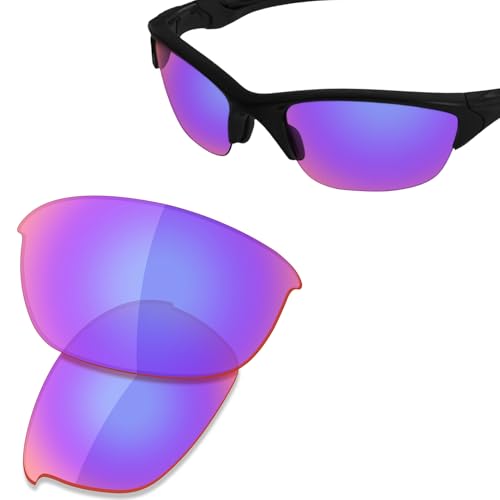 Image of SAUCER Premium Replacement Lenses & Rubber Kits for Oakley Half Jacket 2.0 OO9144 | UV400 Protection, Anti-Scratch