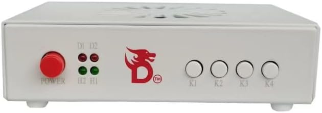 DMA Fuser Combiner Display Overlay Adapter,2K 144Hz HD Multimedia Interface Synthesizer,HDMI Input Output,Lossless Transmission,Aluminum Alloy Material Supply for Gaming and Video Conferencing