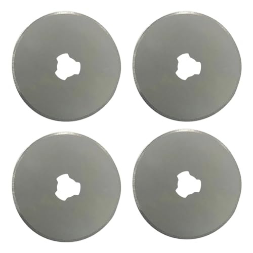 Lâminas de Corte Cortador Circular Disco 45mm kit com 4 - Artesanato Patchwork