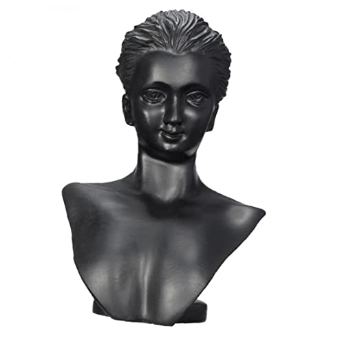 Buste collier 3D avec porte boucles d'oreilles pour support de création - 7