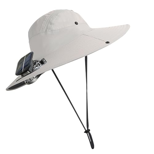 Chapeau de pêche anti coup de chaleur avec ventilateur rechargeable pour homme