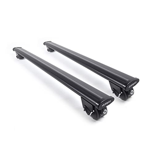 Barres de toit profilées alu pour Volvo EX40 avec rampes basses