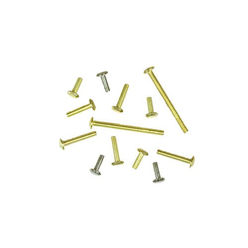 Jandorf Lamp Screws 1/2 In. To 2 In. Pack / 13 Brs Nickel Finish