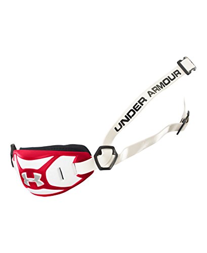 Under Armour Mens Armourfuse™ Adult Chin Strap II Red/White/Silver One Size