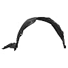 TRQ Front Right Inner Fender Liner Black Passenger Side Compatible with 2013-2016 Hyundai Santa Fe Sport HY1249140 #2