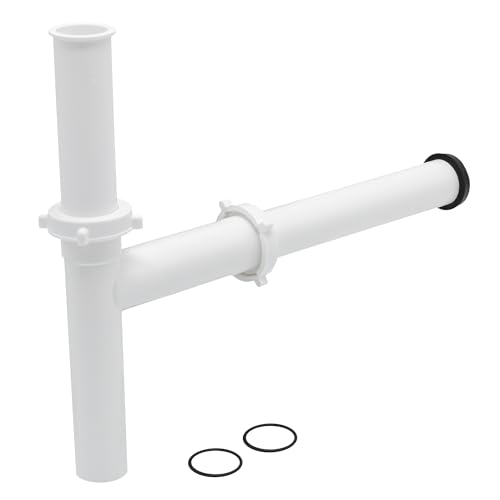 JB Products Bayonet Disposal Waste Kit Telescopic Waste Arm with 6-Inch & 10-Inch Tailpieces, Disposer Connection Washer, Nuts & O-Rings – Easy Installation Durable Fit