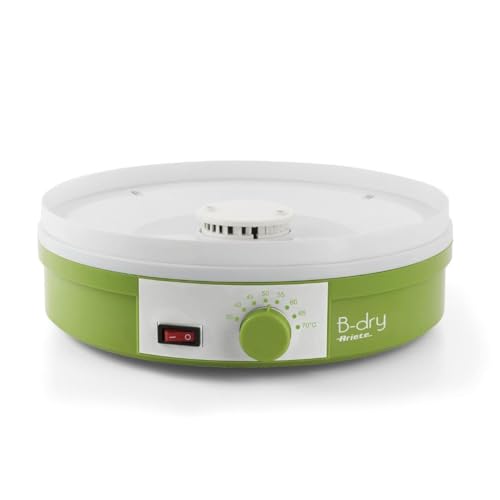 Ariete 616 B-Dry, Desidratador de Alimentos, Temperatura de 35°C e 70°C, 5 Cestos, 245W, Branco/Verd