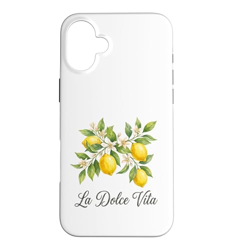 La Dolce Vita ������ �C�^���A�� �� �������`�F�b�� �A�}���t�B�C�� �X�}�z�P�[�X iPhone 16 Plus �p