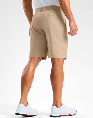 Image of Soothfeel Men's Casual Shorts 5 /7 /9 Inch Golf Dress Shorts for Men Flat Front Work Lightweight Quick Dry with 4 Pockets