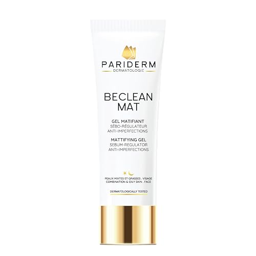 Gel matifiant BECLEAN MAT pour garder un teint mat au bureau ou pendant le sport