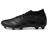 Regular Fit adidas Unisex Accuracy.2 Fu ballschuhe f r festen Boden, Schwarz/Schwarz/Wei , 8.5 Women/7.5 Men