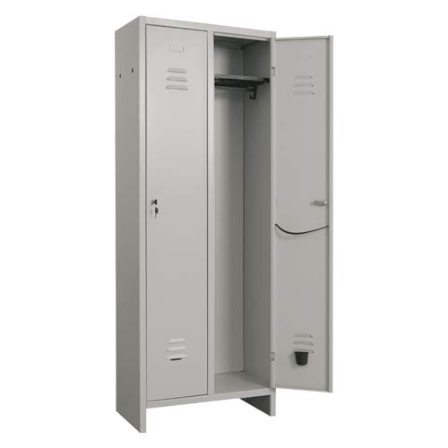 ARMADIO SPOGLIATOIO (2 POSTI - CM L.69 X P.34 X H.180)