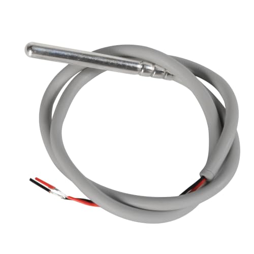 Jadeshay Sensore Temperatura,NTC 10K Ohm Sonda di Temperatura con 0,5 Metri Cavo Impermeabile Sensore di Temperatura Termistore,Temperatura Sonde Fino a 200°C