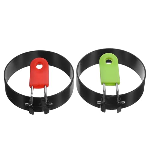 MOLUCKFU 2 Uds Anillos Para Freír De Acero Inoxidable Moldes Para Tortillas DIY Moldes Para Fritos