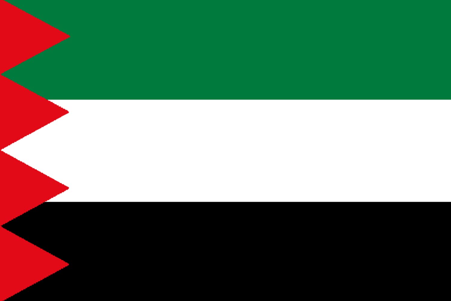 Flagge: Large The United Arab Emirates variant | 90x150cm