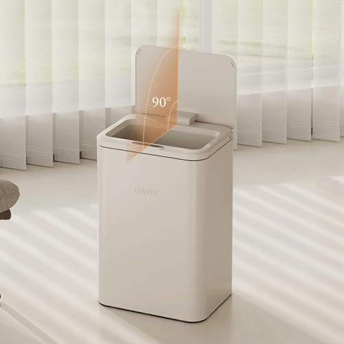 Cubo de basura inteligente con sensor de 8L para baño y cocina 6